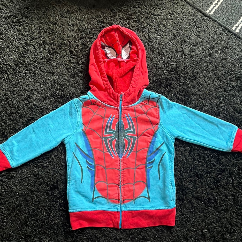 Cute Spider-Man sip-up hoodie 3t